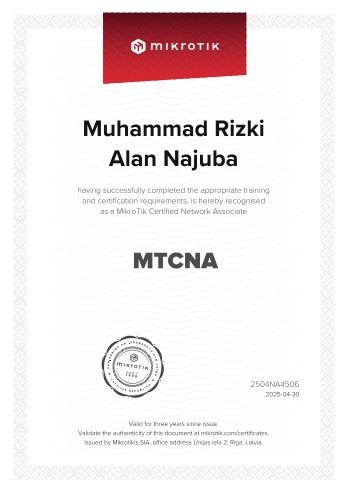 MikroTik Certified Network Associate